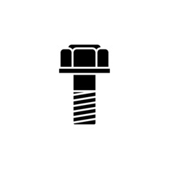 Bolt screw icon design template vector isolated illustration