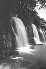 Landscape photo film: Da Han waterfall. Time: Thusday morning December 02, 2021. Location: Trang Bom town, Trang Bom district, Dong Nai province. 