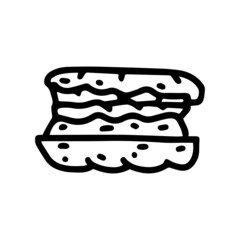 pambazos line vector doodle simple icon design