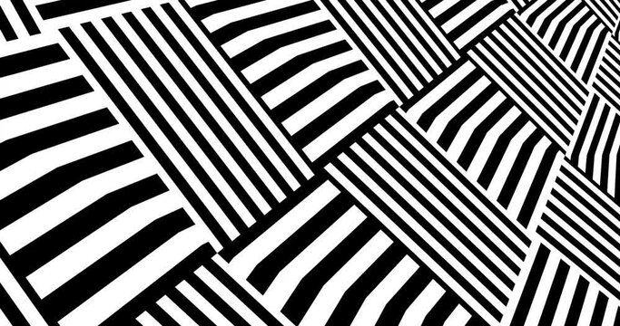 abstract background  with black stripes.seamless loop video.