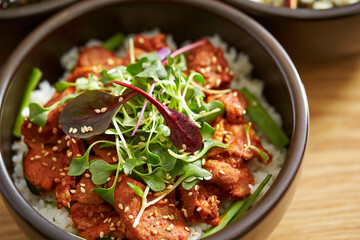 Spicy Stir-fried Pork with Rice