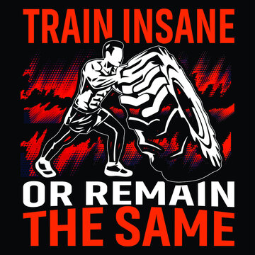 Fitness t-shirt design