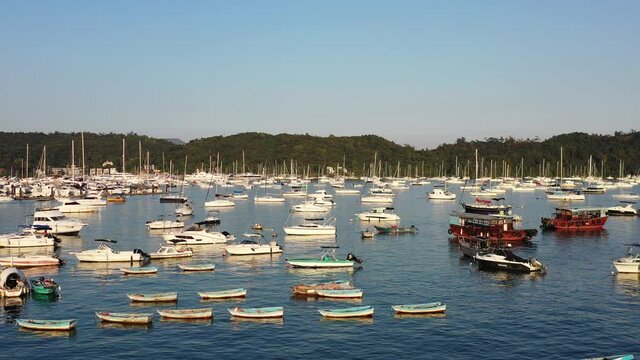 view of Hebe Haven or Pak Sha Wan, Sai Kung 5 Dec 2021