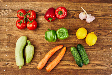Ingredients fresh food diet health launch nutrition wood background