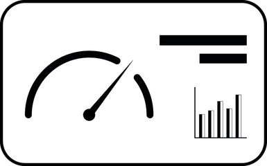 Dashboard Vector Icon for website or other thing.
