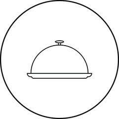 Tray of Food Icon Vector Logo Template Illustration Design. Vector EPS 10.
