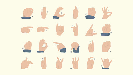 Static Hand Gesture for American Sign Language