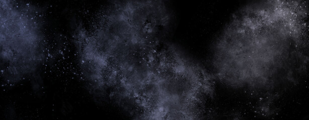 abstract space, colorful nebula, stars and sky