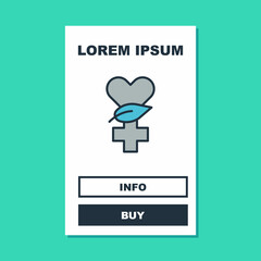 Filled outline Ethnoscience icon isolated on turquoise background. Gardening, ethnoscience and organic concept. Vector