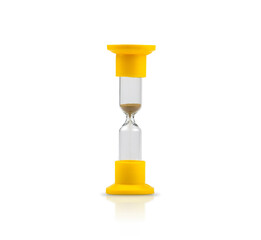 Hourglass on a White Background, Isolate