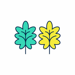 Fototapeta premium Filled outline Leaf icon isolated on white background. Leaves sign. Fresh natural product symbol. Vector