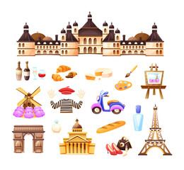 Concept of travel, trip to Paris, the sights of France.