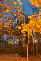 Church of Ascension in Zvenigorod. Russia
