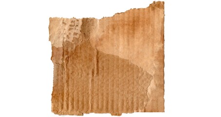 Kraft torn and creased Paper Texture for Background