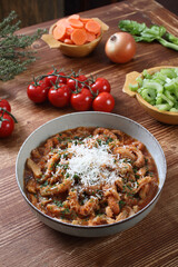 trippa in salsa di pomodoro e formaggio