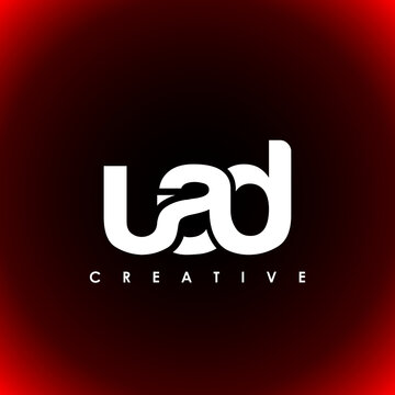 UAD Letter Initial Logo Design Template Vector Illustration