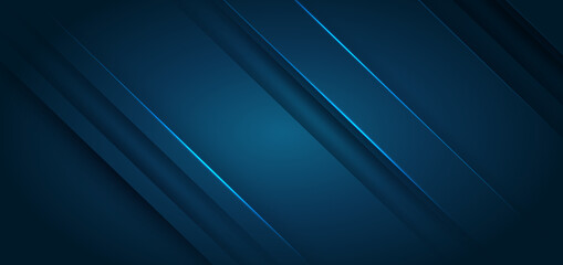 Abstract glowing blue gradient background with diagonal stripe lines. Minimal simple backdrop design.