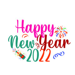 Happy new year 2022 sublimation 