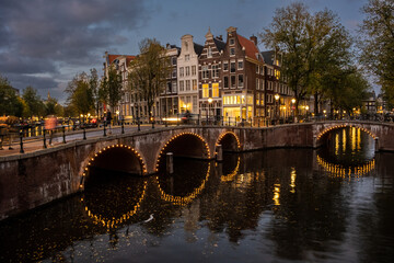 Blue hour in Amsterdam
