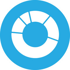 Naklejka premium Graph chart icon sign design