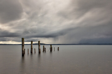 Tempo incerto sul lago di Bolsena
