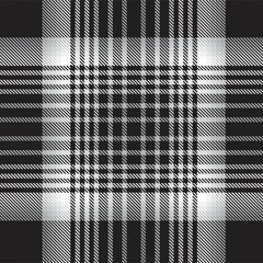 Black and White Ombre Plaid textured Seamless Pattern © Siu-Hong Mok