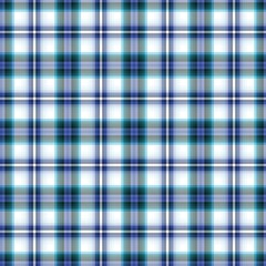 Blue Ombre Plaid textured Seamless Pattern