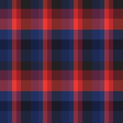 Red Ombre Plaid textured Seamless Pattern