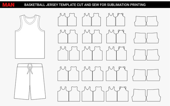 Blank Basketball Uniform Template (5) - TEMPLATES EXAMPLE, TEMPLATES  EXAMPLE