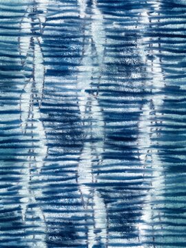 Indigo Blue white deep Shibori Tie dye fabric texture pattern for print paper
