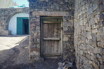 Fototapeta premium Architecture and streets of the ancient village of Richa in Dagestan