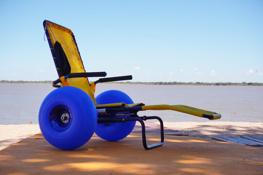 silla anfibia adaptada para discapacitados