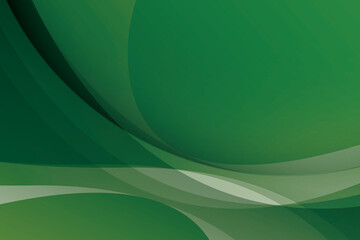 Abstract  greeen color, modern design background with geometric round shape. Vector illustration.