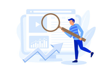 Keyword ranking illustration exclusive design inspiration