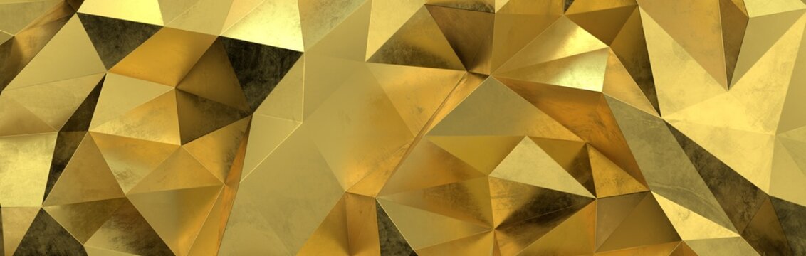 Luxury Golden Shiny Abstract Background © vegefox.com