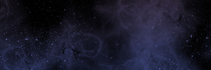 Obraz premium abstract space, colorful nebula, stars and sky