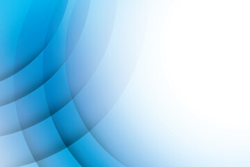 Abstract geometric white and blue color background with round shape. Vector illustration.