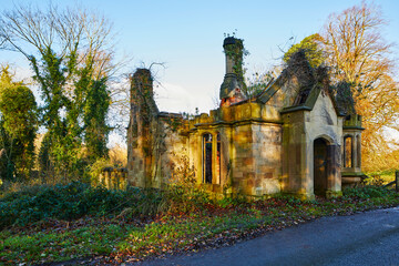 Fototapeta premium Derelict building in Ellesmere