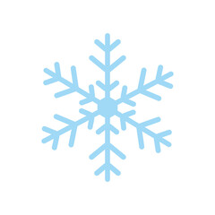 Fototapeta premium Snowflake icon vector illustration symbol