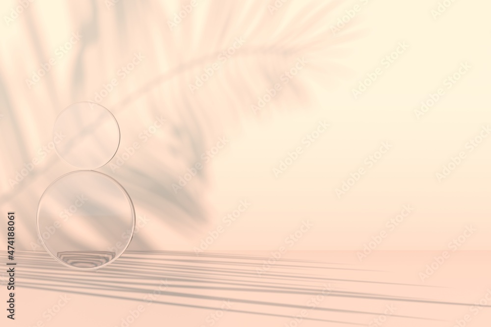 Poster abstract background for product presentation. empty scene with shadows. 3d rendering.