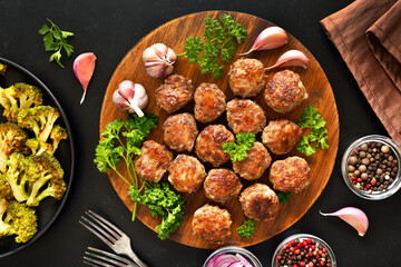 Fried meatballs