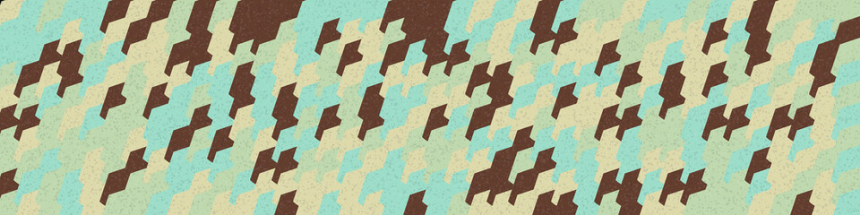 Abstract Geometric Pattern generative computational art illustration