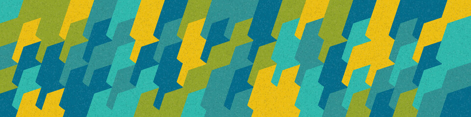 Abstract Geometric Pattern generative computational art illustration