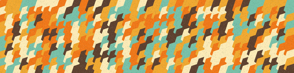 Abstract Geometric Pattern generative computational art illustration