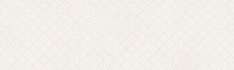 七宝模様の透かしがある和紙、和柄バナー背景素材