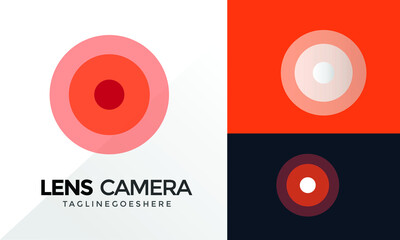 New Camera Logo Design Vector Template.
