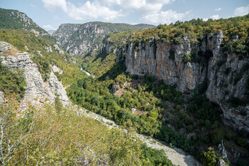 Vikos gorge in Epirus, Greece