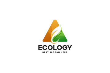 Ecology Logo on Triangle