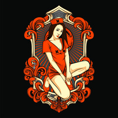 Obraz premium sexy nurse