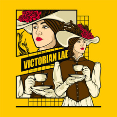 victorian tea lady